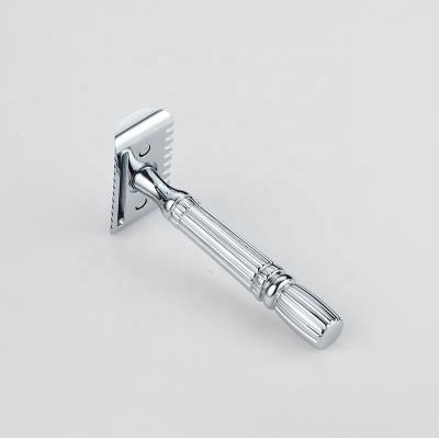 China China Wholesale Best Selling Single Blade China Customized Male Portable Double Edge Blade Safety Razor Face Metal Razor for sale