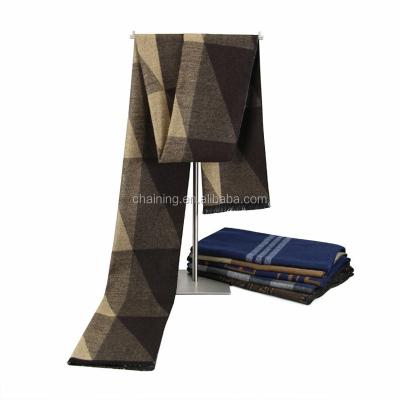 China YIWU manufacturer long custom soft cashmere good handfeeling men's scarf hijab for sale