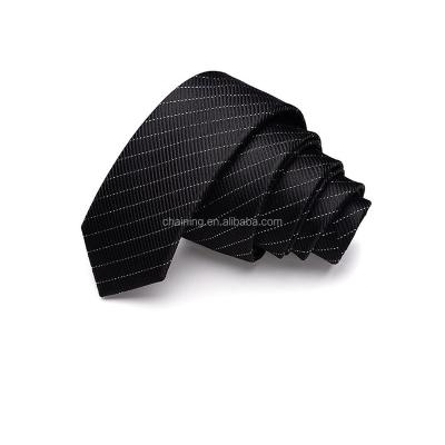 China Normal Hot Perfect Sales Fashion Customized Solid Black Gravats Elegant Gentleman Tie for sale