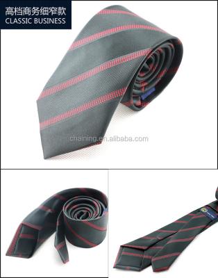 China 2015 Cheap Mens Business Normal 100% Polyester Stripe Classic Tie for sale