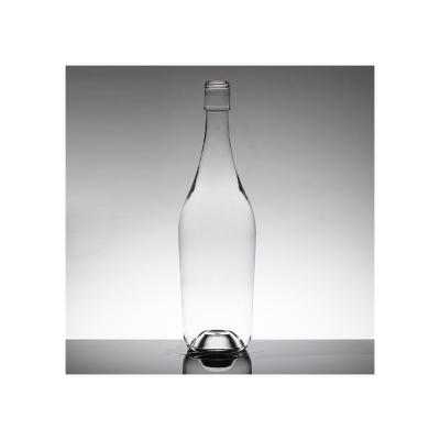 China Frying Oil OEM Logo Glass Bottle Glass Bottles Double For Olive Oil Clear Slim Bottle Glass for sale