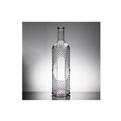 China Beverage Round 750ml Glass Wine Bottles For The Production Of Wine Shops for sale