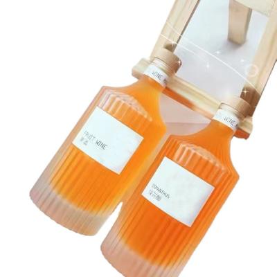 China Beverage Bottle 250cc Glass Bottles Glass Juicy Empty Glass Drink Bottles Buy for sale