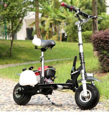 China PVC ZIP Best Quality 4 Stroke 38cc Folding Mini Gasoline Scooter for sale