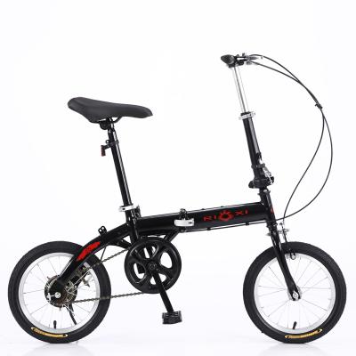 China Aluminum Alloy Mini 14 Inch Student Adult Men and Women's Bicycle Small Wheel Folding Folding Bicycle for sale