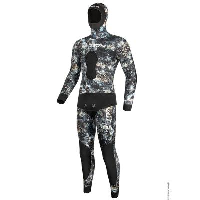 China Long Sleeve Diving Wetsuit Customized 5mm Neoprene Wetsuit Camouflage Spearfishing Diving Surfing Suit for sale