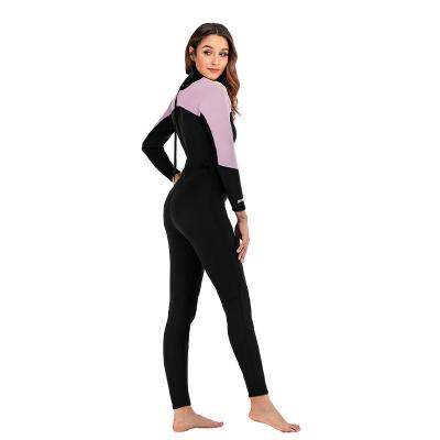 China Thermal 3mm Women's One-Piece Wetsuit Thermal Wetsuit Adult Cold Proof Surfing Suit for sale