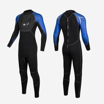 China Canoe Kayak 3MM Wetsuit Men's Warm Thermal Zipper Wetsuit Cold Protection Open One-Piece Suit for sale