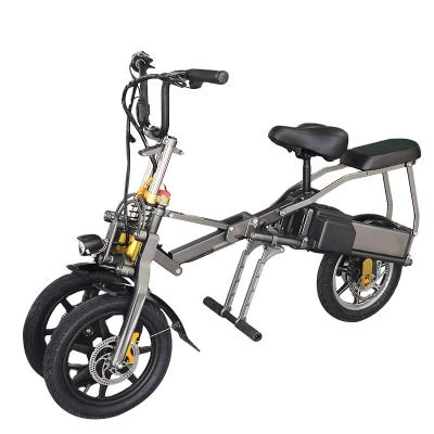 China Three-wheeled electric vehicle unisex inverted foldable easy to carry for sale