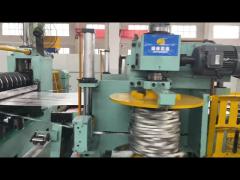 How to make stainless steel baby coils from Light Gauge Slitting Line Machine 0.3-3 X 1250mm