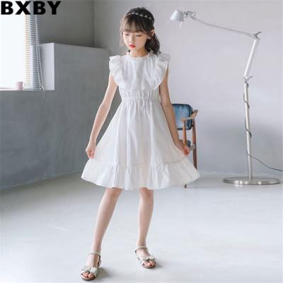 China COLORFUL Fashionable Ruffles Sleeveless Anti-wrinkle Clothes Dresses Baby Girl Clothing Baby Dresses for sale