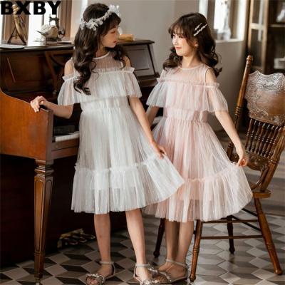 China COLORFUL Best-selling Anti-wrinkle Ruched Tulle Dress Baby Girl Dress Baby Dress for sale