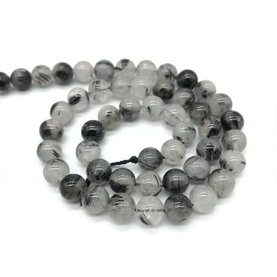 China Factory Direct High Quality Black Hair Healing Stones Crystals Stone Quartz Beads Hair Beads For Kids Adults for sale