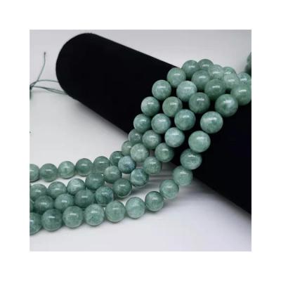 China Making Manufacturer Supplier Dark Green Jade Bead Jewelry Necklace Bracelet Earring 6mm, 8mm, 10mm, 12mm Burma Stone Jade Beads for sale