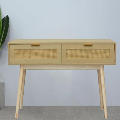 China Rattan Console Table from Best Selling Design Rattan Sofa Table for sale