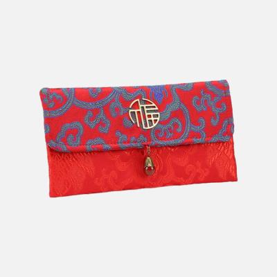 China Chinese classical style Red Pocket Envelope 2022 Chinese New Year Baby Gift Spring Festival Red Envelope for sale