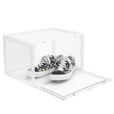 China Customizable Folding Plastic Box Storage And Organization Box PP Shoe Home Customizable Container for sale