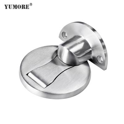 China Modern heavy duty stainless steel sliding shower door rubber magnetic glass stopper/automatic door stopper for sale