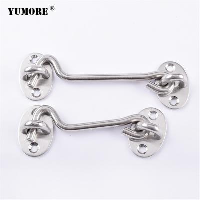 China Factory Direct Sale Modern High Quality Door Window Accessories Stainless Steel Cabin Hook for sale