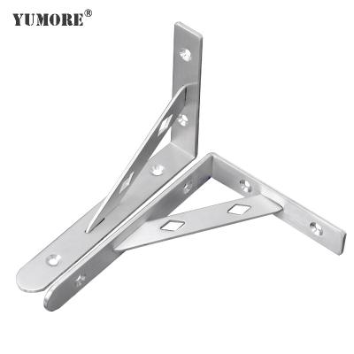 China Metal Triangle Fixed Stainless Steel Wall Mounted Bracket Hanging Shelf Brackets for sale