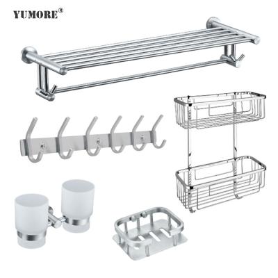 China Promotion Wall Mounted Metal 304 Stainless Steel Toilet Paper Holders Wall Mounted Accessories for sale