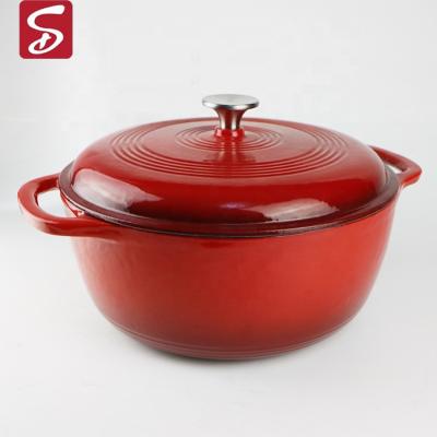 China Sustainable Shardon Pot Cookware Vintage Cast Iron Pots Cooking Soup Enamel Pot For Kitchen for sale