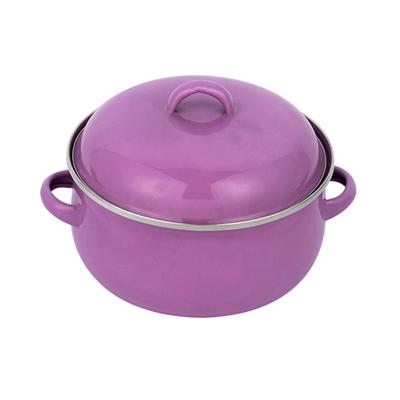 China Good Shardon Sustainable Pot Design Enamel Cookware Kitchenware Dishware Enamel Casserole Set for sale