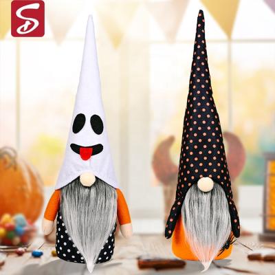 China Gnomes 2021 Wholesale Europe Shardon Halloween Home Decor Gifts Hallowmas Ornaments Halloween Dolls Cloth With Polka Dot Decor for sale