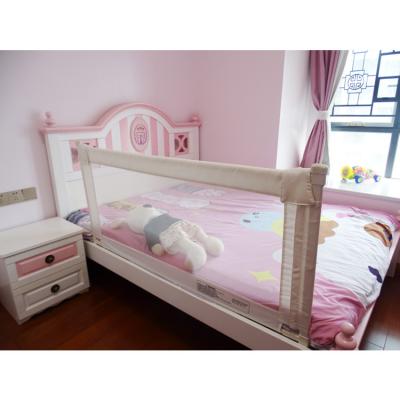 China Vertical Lift System Save Space Adjustable Crib Rails Wholesale Easy To Use Bedrail Foldable Baby Crib Guard Baby Crib Rails for sale