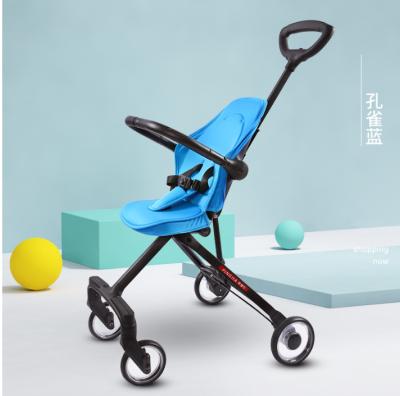 China Hot Sale Cotton Travel System Baby Pushing Chair Foldable Lightweight Baby Pushing Walker EN1888 for sale