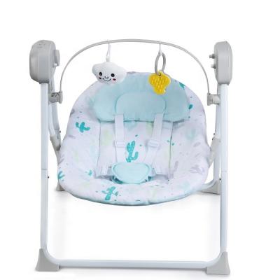 China Hot Selling Modern European Three Speed ​​Swing Compact Folding Size Small Baby Swing for sale