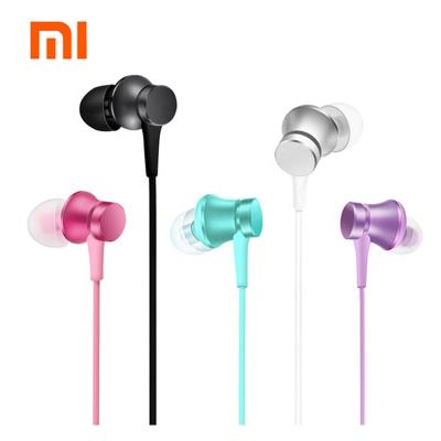 China Xiaomi piston earphones cool version of In-ear universal mini mobile phone black earphones in-ear headphone for sale