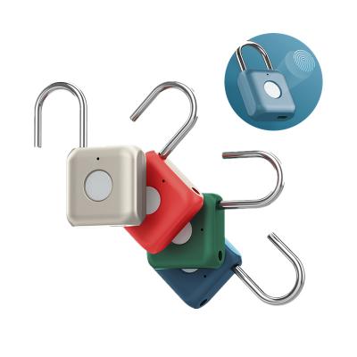 China Xiaomi Youpin Smart Fingerprint Padlock Kitty USB Fingerprint Lock Security Waterproof Electronic Padlock for sale