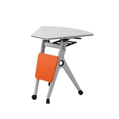 China Comfortable Modern Plastic ABS School Table Office Mobile Folding Exercising Table for sale