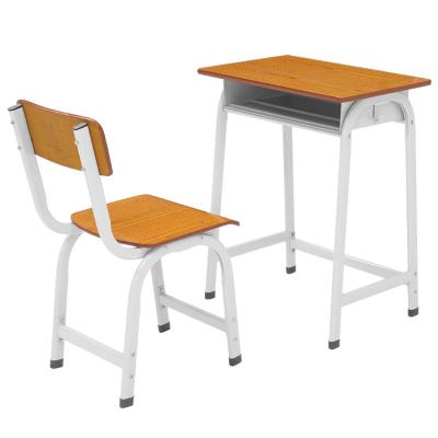 China Traditional Popular Cheap Price Manufacture Laminated Steel Plywood Tube School Desk And Chair for sale