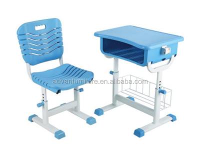 China Strong Simple Height Adjustable ABS Plastic Study Tableand Chair Set for sale