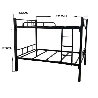 China Good quality iron metal heavy steel metal bunk bed modern traditional new double price cheap wholesale design for sale