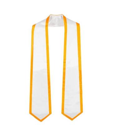 China 2023 Sell Gold Graduation Customized Simple Adult Stole And Belt Customized Size for sale