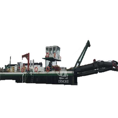 China Sand dredging 8 inch cutter suction dredger for sand dredging with low price and 10m dredging depth for sale