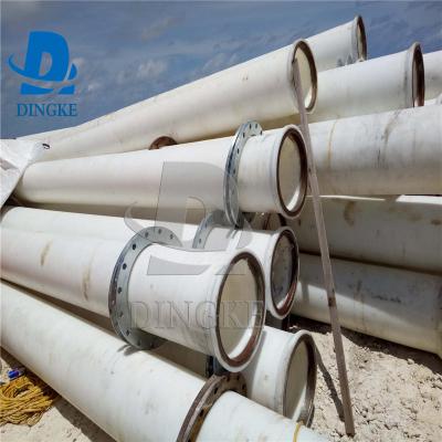 China Use in River Discharge HDPE PIPE for Cutter Suction Dredger Sand Dredger for sale