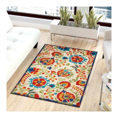 China Large Western Washable Designer Soft Floral Abstract Gray 8X10 Stain Resistant / 5X7 Rug Modern Living Room Red Area Rugs 5X7 for sale