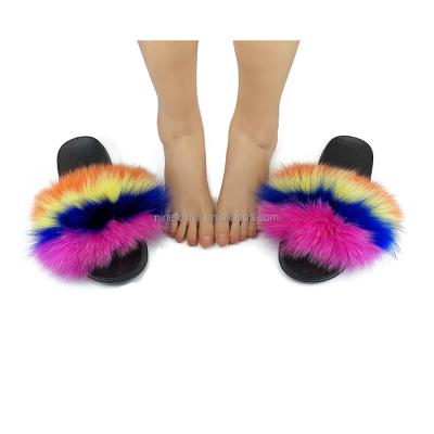 China 2021 Trend Fashion Spring And Summer Bedroom Fur Mule Indoor Slippers For Household for sale