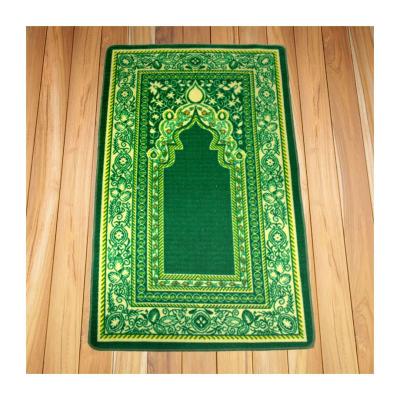 China Stain Resistant Wholesale White Turkish Educational Mosque Kids Islamic Prayer Mat Travel Soft Cover Muslim Plain For Beginner for sale