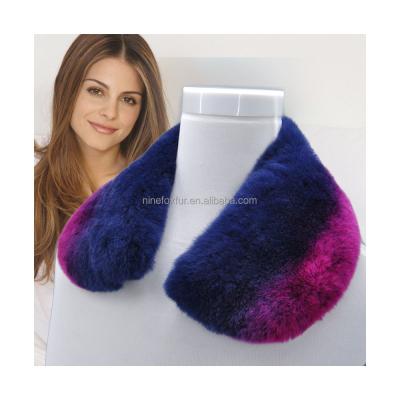 China Fashion fur collars imitation fur to balance out the white stripes of rabbit fur for sale