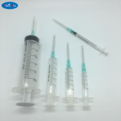 China Medical Grade PP Factory Syringe Hypodermic Disposable Syringe 1ML Disposable Syringe With Needle for sale