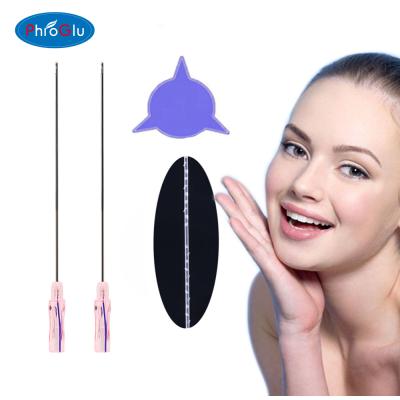 China Bargain Lift 6d Hilos Thread Products 21g 90mm Hot Dull 3d Tooth W Pdo Threads For Face Lifting for sale