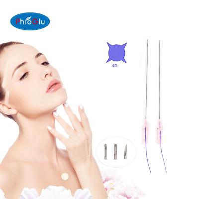 China Chinese Disposable Pointed Line Lift Stainless Steel Tooth 4d Pdo Face Lift Wire Korea V Lift With Factory Price for sale