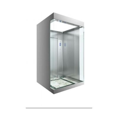 中国 Semi Panoramic Commercial Lift Elevator Graphic Design 320kg-1600kg Load Capacity 販売のため