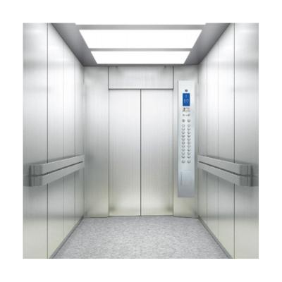 China Mirror Etched Domestic Passenger Lifts Stainless Steel 320kg-1600kg Load Capacity en venta