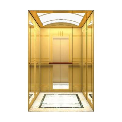 China Spray Steel Plate Indoor Residential Elevator Mirror Etched SS GSM-P6 for sale